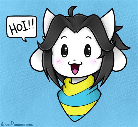 Temmie On Undertale Fandom Art Deviantart