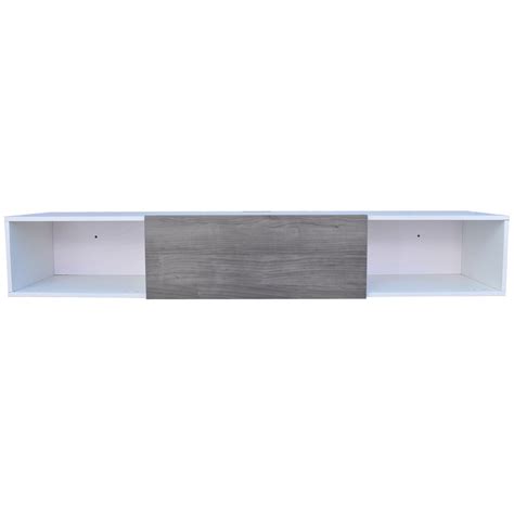 Mueble Flotante Para TV Hogare Moderno Y Funcional 140 Cm Gris Coppel