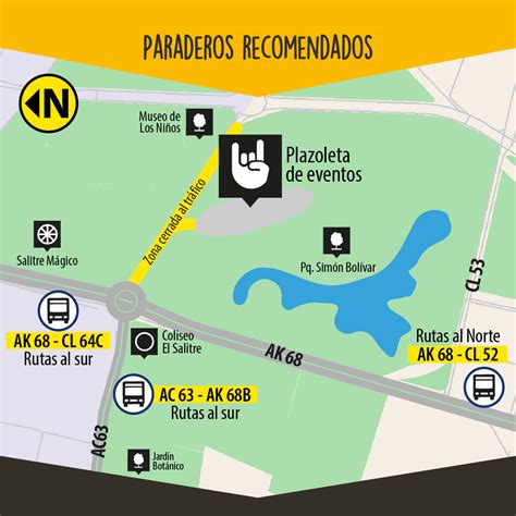 Rutas Recomendadas Para Rock Al Parque 2022