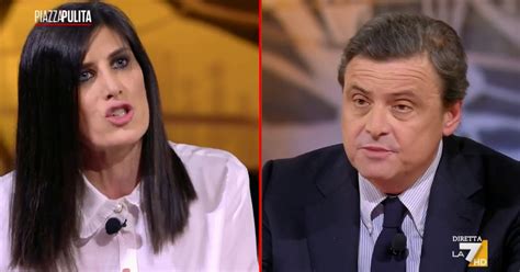 Piazzapulita Lite Calenda Appendino Mi Vuoi Rispondere Libero