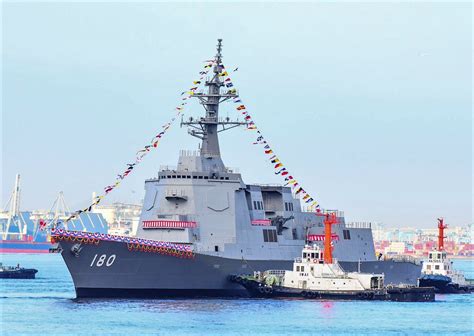 Jmu Launches Haguro Second Maya Class Aegis Destroyer For The Jmsdf