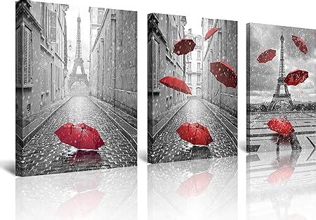 Amazon Nan Wind Panels Modern Giclee Canvas Prints Paris Black