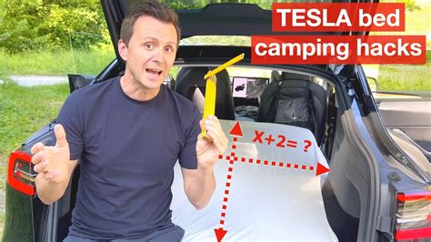 How To Sleep In A Tesla Tesla Bed And Camping Hacks Youtube