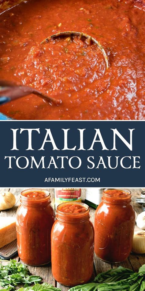 An Authentic And Delicious Italian Tomato Sauce That Has Been Passed