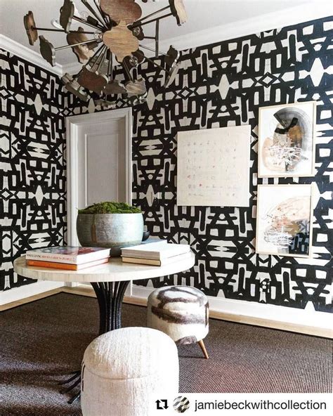 82113 Black White Grasscloth Wall Coverings Grasscloth Black And White Wallpaper