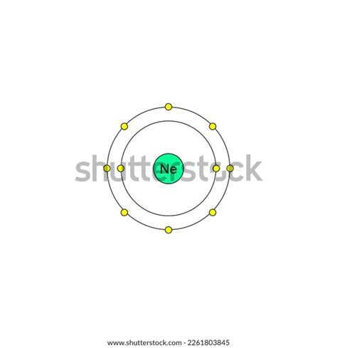 Electronic Configuration Element 10 Neon Stock Illustration 2261803845 ...