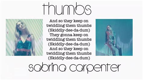 Sabrina Carpenter Lyrics