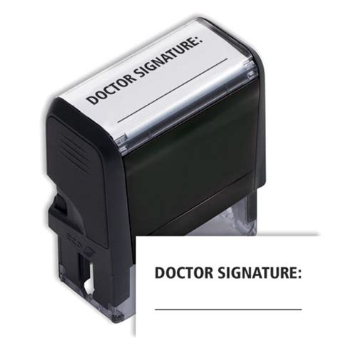 SI Doctor Signature Stamp ( Black ) – ABC Check Printing