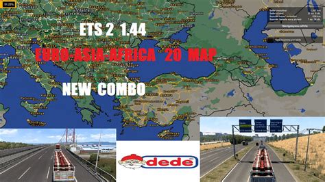 PROMODS 2 61 ETS2 1 44 20 MAP EURO ASIA AFRICA NEW COMBO MANİSA REŞİTA