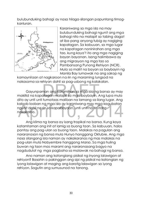 K TO 12 GRADE 3 LEARNERS MATERIAL IN ARALING PANLIPUNAN Andrés