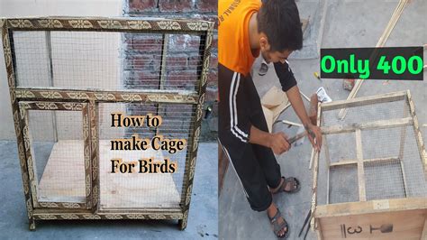 How To Make Cage For Birds Strong Cage Diy Cage Cheapest Cage Very Easy Cage Making