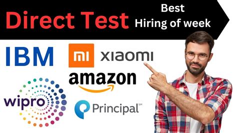 Direct Test Biggest Hiring March Fresher Hiring Ibm Wipro