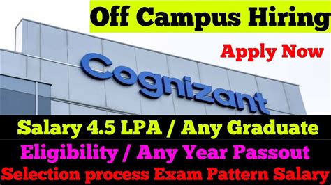 Cognizant Off Campus Drive 2023 Cognizant Recruitment 2023 Cognizant