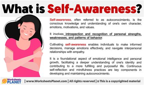 What Is Self Awareness Definition Of Self Awareness