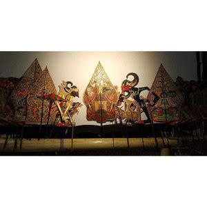 Jual Hiasan Dinding Murah Lukisan Cetak Wayang Kulit Plus Bingkai