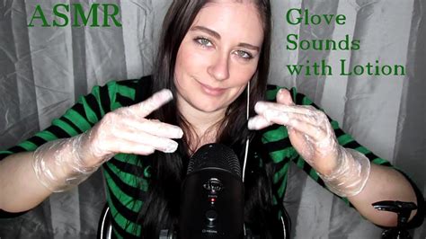 ASMR Glove Sounds Part 2 WITH LOTION YouTube