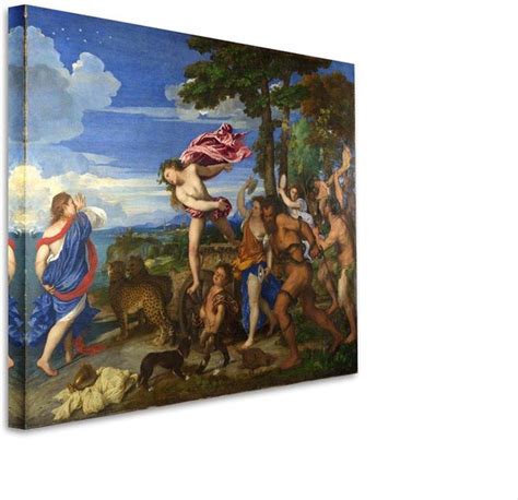 Titian Bacchus And Ariadne Canvas Print Bol