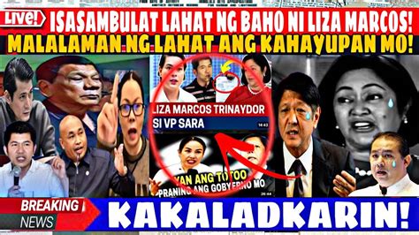 BAHO AT KABABUYAN NI LIZA MARCOS ISASAMBULAT LAHAT YouTube