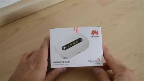 Huawei E Mobiler Wifi Wlan Router Unpacking Youtube