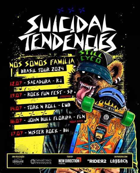 Suicidal Tendencies toca no Brasil e lança single Nós Somos Família