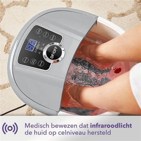 Qualitá® Voetenbad Grijs Voetbad Voetenbad Met Massage Online Reviews