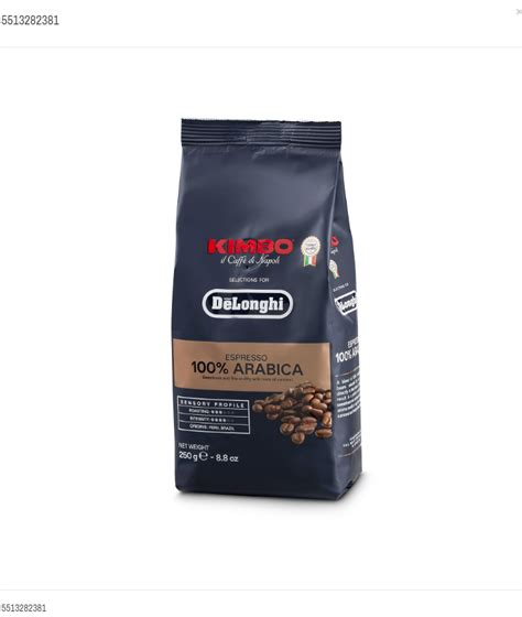 100 ARABICA DE LONGHI KIMBO COFFEE BEANS 250 G DELONGHI 5513282381