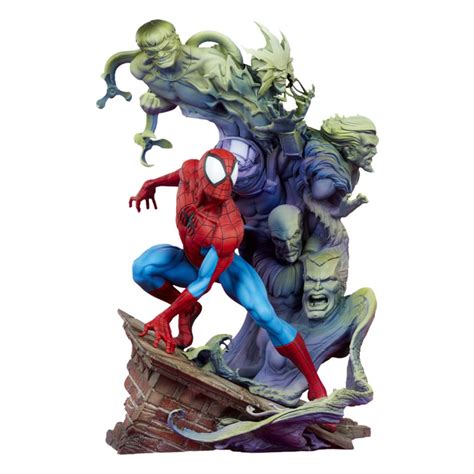 Spiderman Spider Man Marvel Premium Format Statue By Sideshow Collectibles