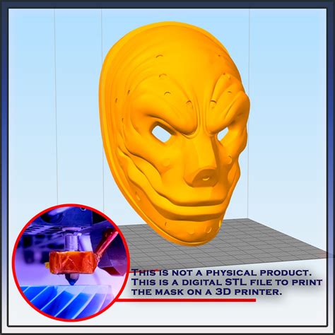 3D file Sokol mask (PayDay 2)・3D printable design to download・Cults