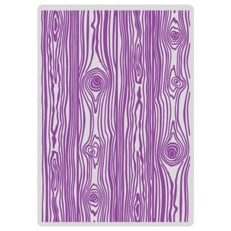 Gemini Textured Embossing Folder Wooden Panels GEM EF5 WOODPAN