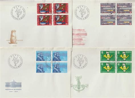 Los FDC 1959 Mit 4er Blocks Kaufen Auf Ricardo