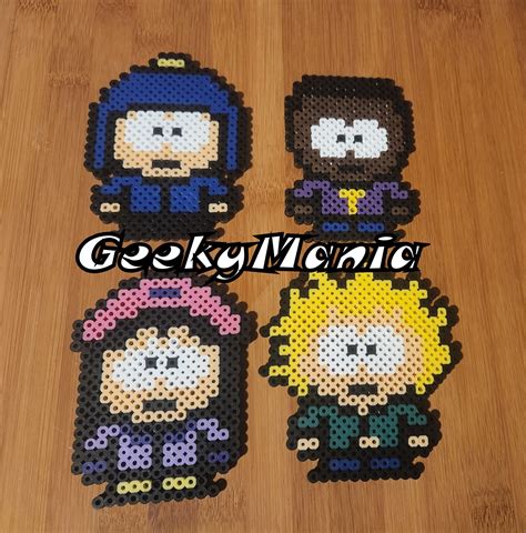 Characters Of South Park Made With Perler Beads So Come On Down To South Park And Meet Some