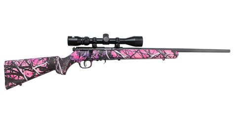 Savage R Fxp Hmr Rifle With Muddy Girl Camo Stock Sportsman S