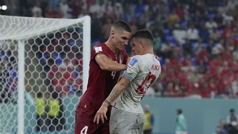 Game Of Cojones Serbia Suffer And Give Granit Xhaka The Last Word