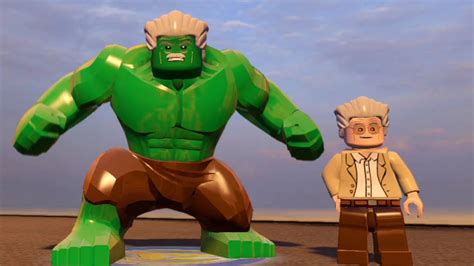 Lego Marvels Avengers Stan Lee Excelsior Hulk Free Roam Gameplay