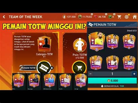 UPDATE PEMAIN TOTW PRIME ICON UCL BOCORAN PEMAIN TOTW PRIME ICON