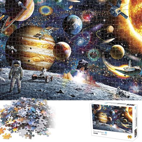 Jigsaw Puzzle 1000 Piece Miniplanets In Space Solar System Jigsaw