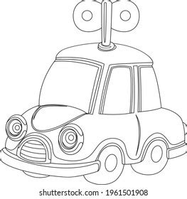 Drawing Toy Car Cartoon Vector Illustration Stock Vector (Royalty Free) 1961501908 | Shutterstock