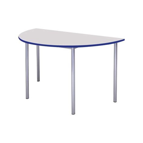 Educate Premium Cylinder Leg Semi Circular Table 8 11 Years Pu Edge Furniture At Work®