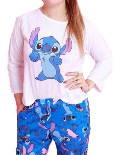 Venta Stitch Y Su Novia Pijama En Stock