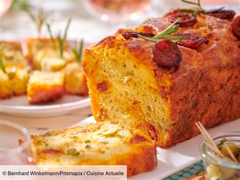 Cake au yaourt et au chorizo facile découvrez les recettes de Cuisine