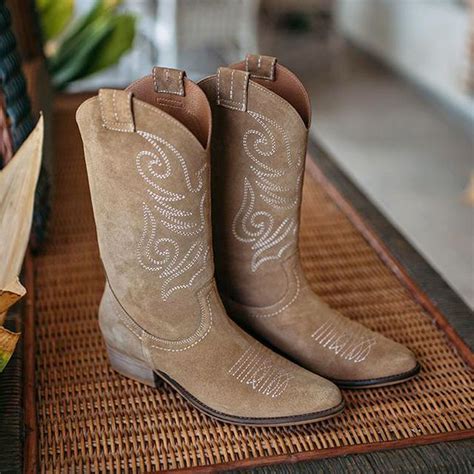 Bota Cowboy Bryan Jandra Botas Vaqueras Mujer Zapatos Mujer De Moda