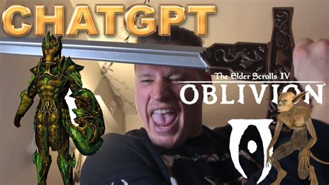 OBLIVION ELDER SCROLLS CHAT GPT TEXT BASED ADVENTURE GAME YouTube