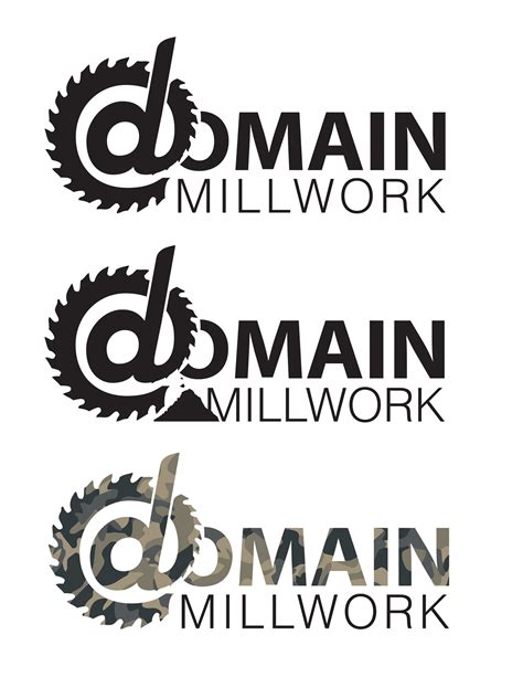 Domain Millwork Logo Design Behance