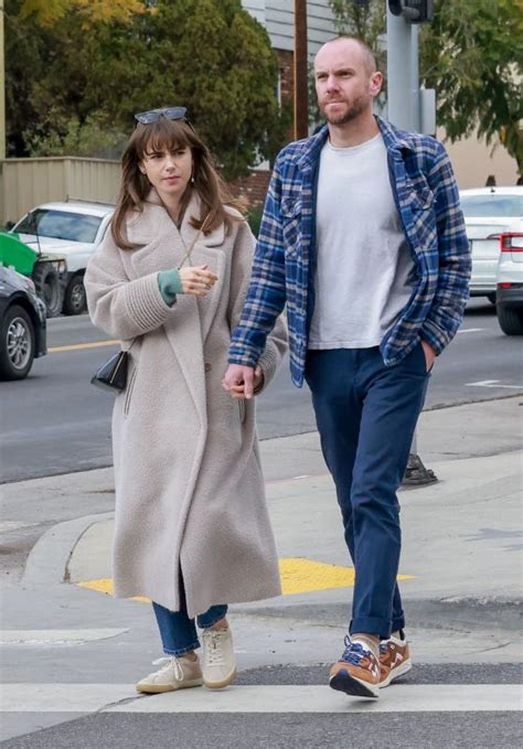 Lily Collins And Charlie Mcdowell At All Time Restaurant In Los Feliz