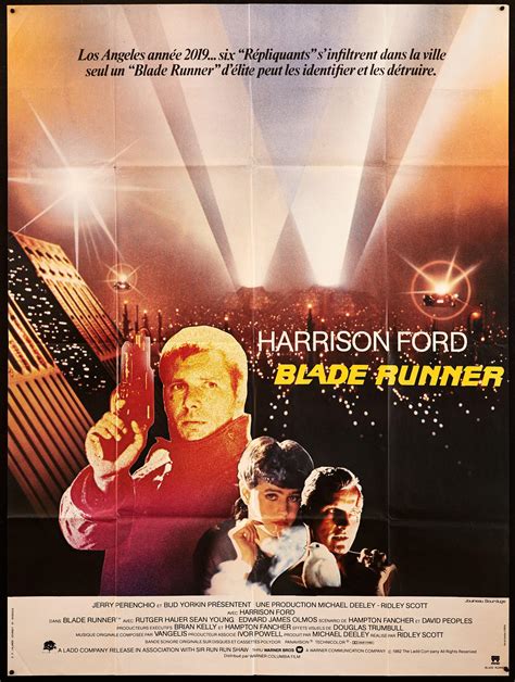 Blade Runner Movie Poster 1982 French 1 Panel 47x63