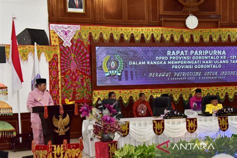 Pj Gubernur Paparkan Capaian Pemprov Gorontalo Pada HUT Ke 23 ANTARA News