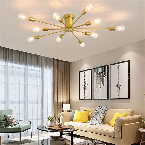 Orren Ellis Lorise 10 Light Dimmable Sputnik Sphere Chandelier