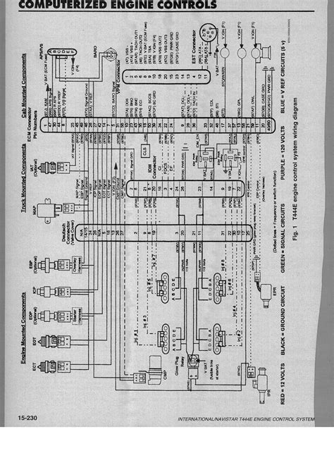 Diagrama Electrico International Dt466 International 4300 Dt