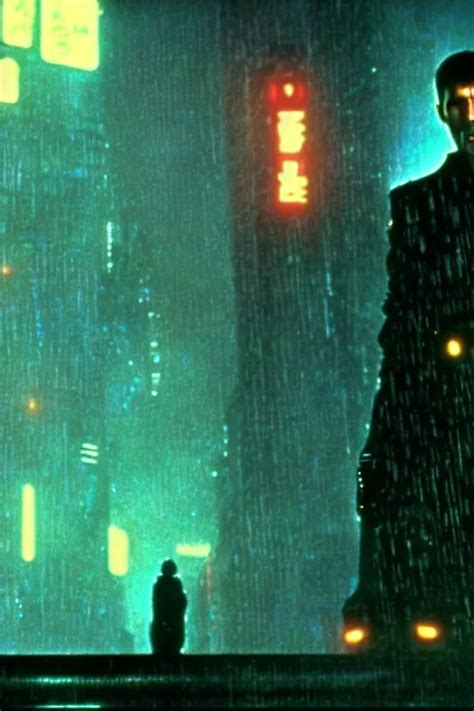 Long Shot From The Film Blade Runner Style Of Yoshii Stable