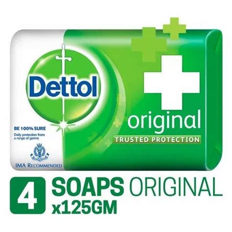 Dettol Original Soap 125g Pack Of 4 For Bathing Packaging Type Packet At Rs 176 In Ahmedabad